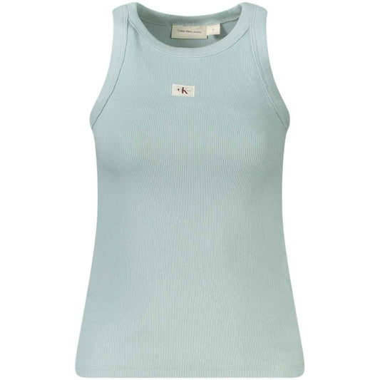 Calvin Klein Blue Cotton Tank Top