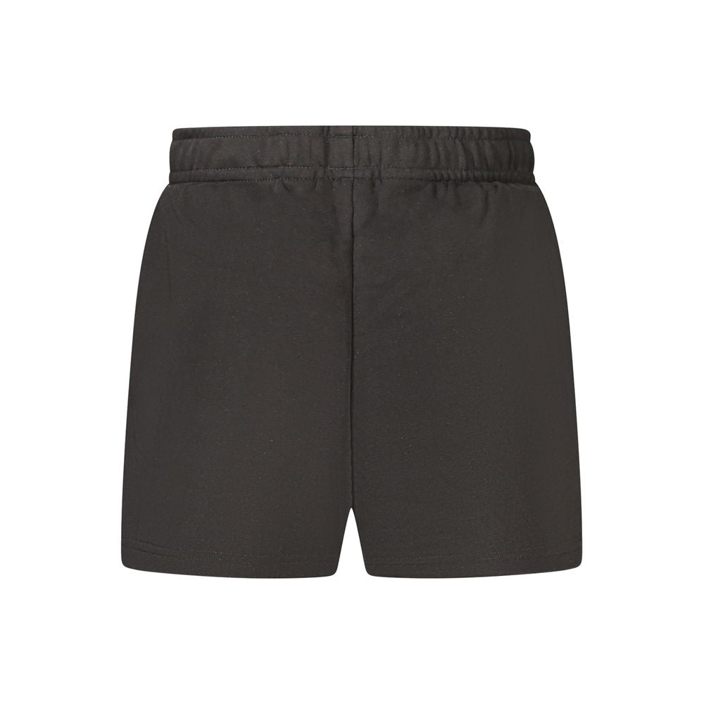 Fila Zwarte Katoenen Short Organisch Katoen Shorts Zwart