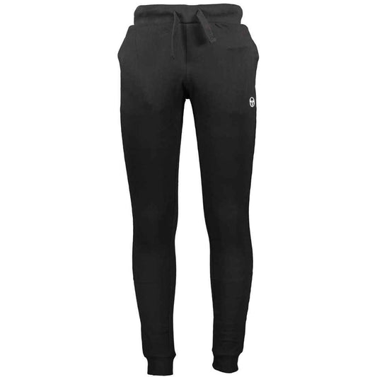 Sergio Tacchini Black Cotton Pant