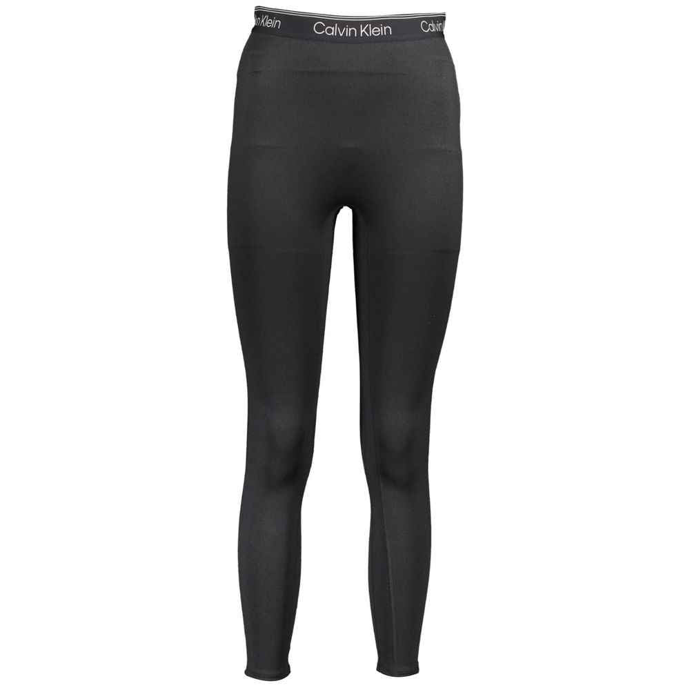 Calvin Klein Black Polyester Pant