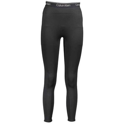 Calvin Klein Black Polyester Pant