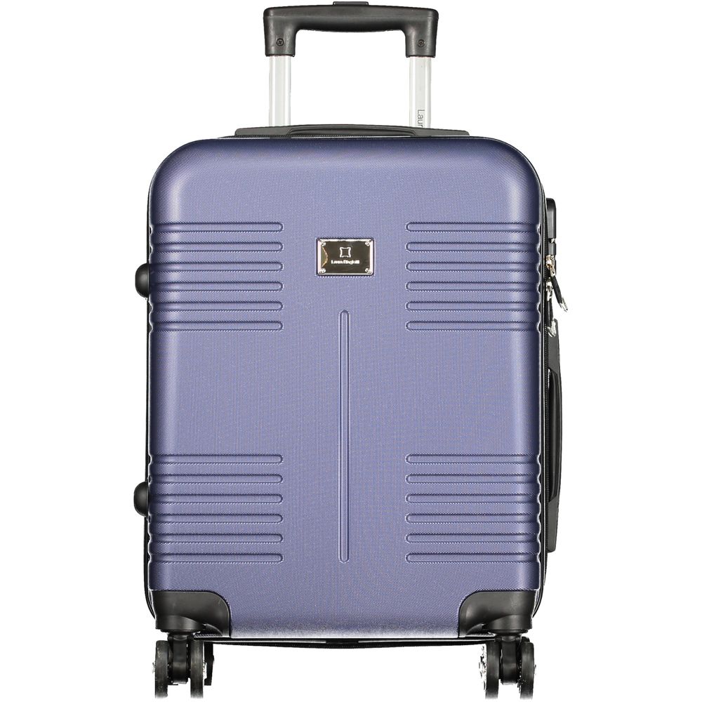 Laura Biagiotti Polyethylene Rolkoffer Blauw Luxueus