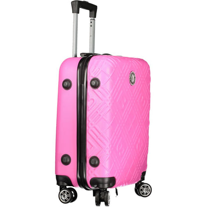 Laura Biagiotti Klein Trolley Polyethylene Koffer Pink