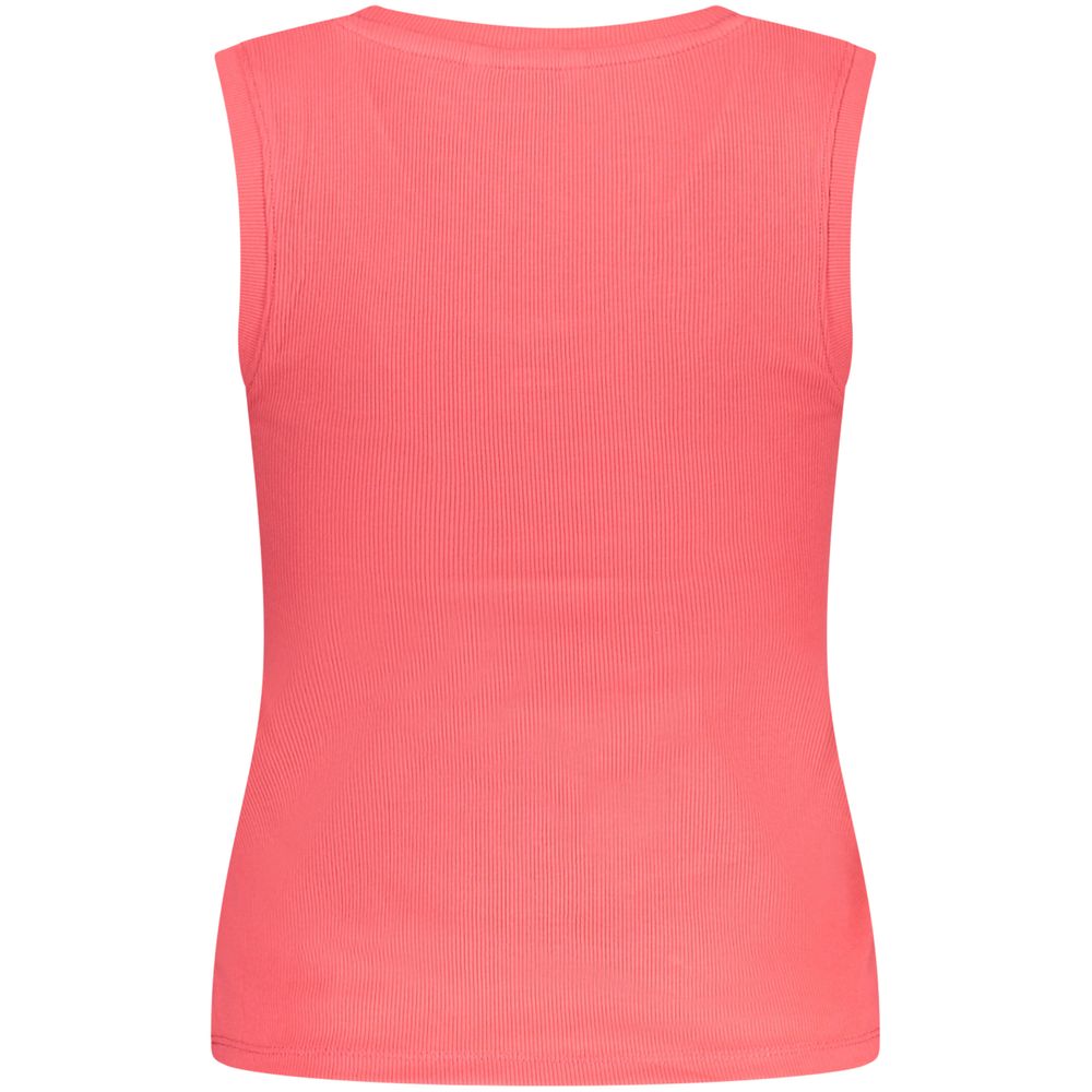 Tommy Hilfiger Katoenen Tanktop Roze Met Geborduurd Logo