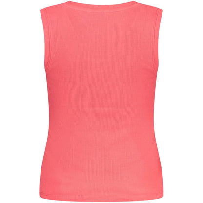 Tommy Hilfiger Katoenen Tanktop Roze Met Geborduurd Logo