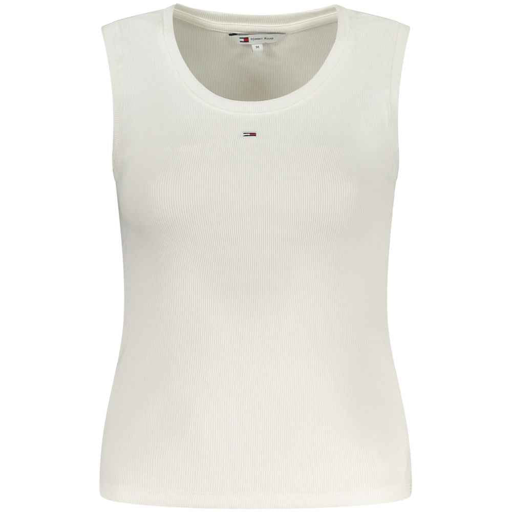 Tommy Hilfiger White Cotton Tank Top