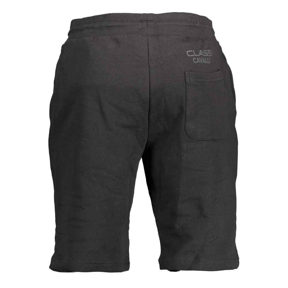 Cavalli Class Black Cotton Pant