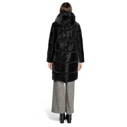 Cleré Black Polyester Jackets & Coat