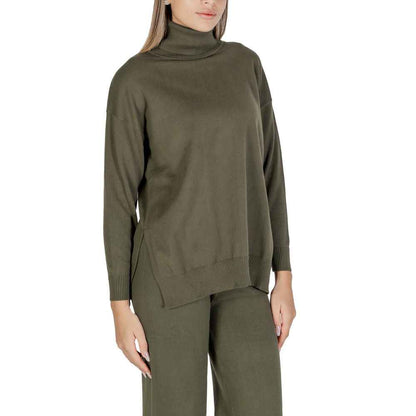 Cleré Green Viscose Turtleneck