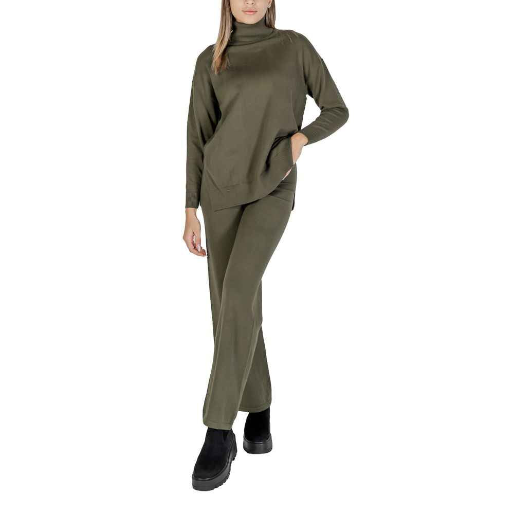 Cleré Green Viscose Turtleneck