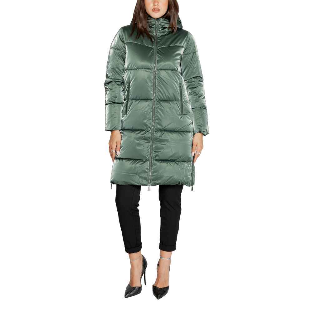 Cleré Green Polyester Jackets & Coat