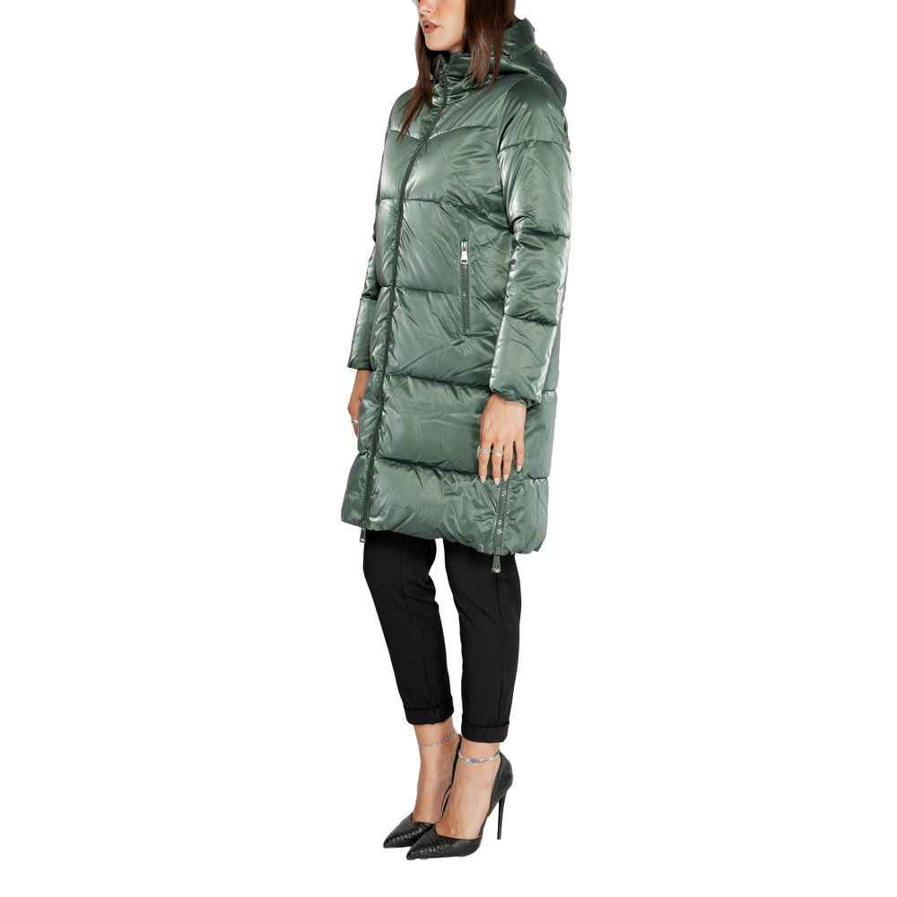 Cleré Green Polyester Jackets & Coat