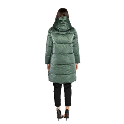 Cleré Green Polyester Jackets & Coat