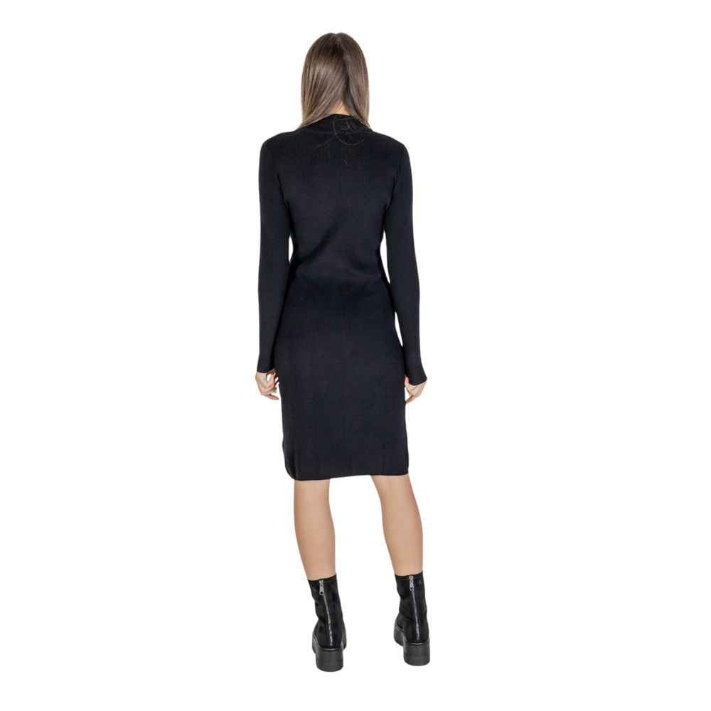 Cleré Black Viscose Midi