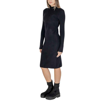 Cleré Black Viscose Midi