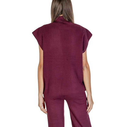 Cleré Purple Viscose Turtleneck