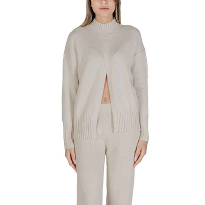 Cleré Beige Viscose Cardigan