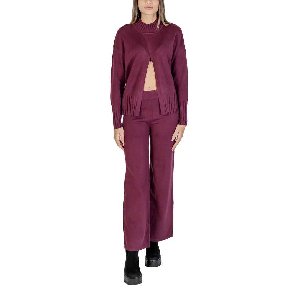 Cleré Purple Viscose Cardigan