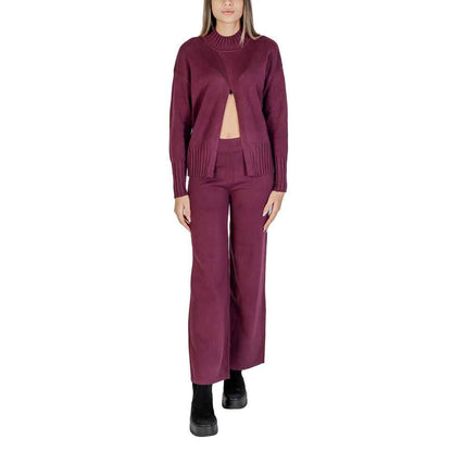 Cleré Purple Viscose Cardigan