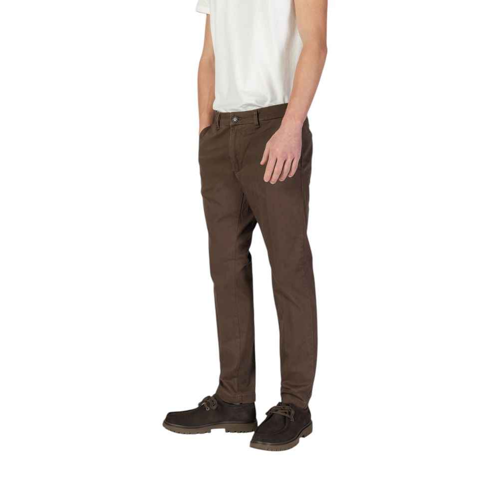 Borghese Brown Cotton Skinny Pant
