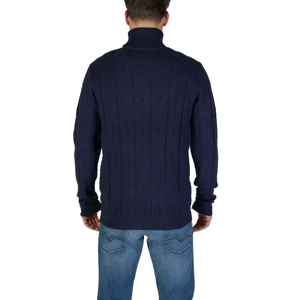 In My Hood Blue Polyester Sweater
