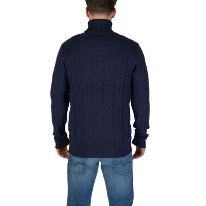 In My Hood Blue Polyester Sweater