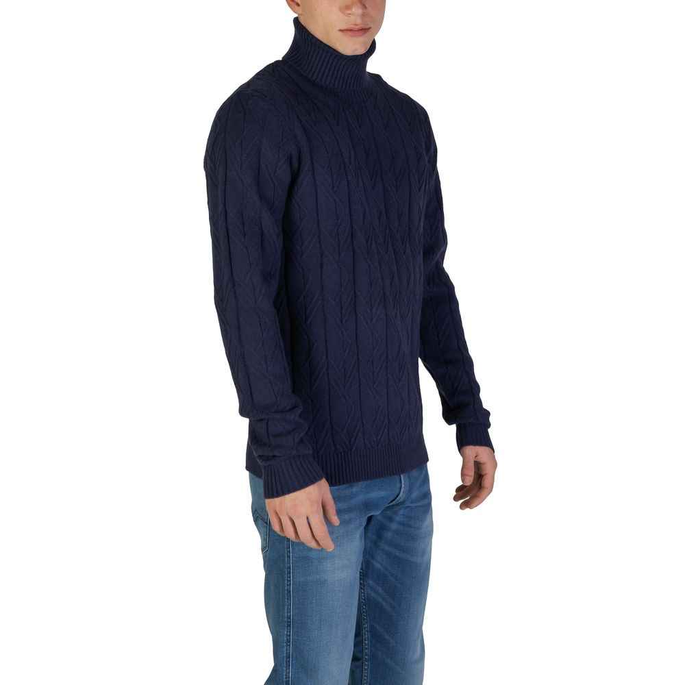 In My Hood Blue Polyester Sweater