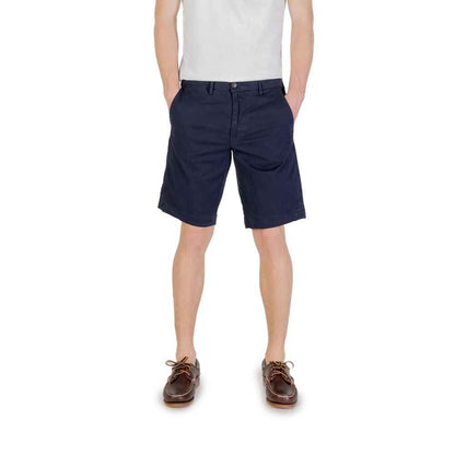Borghese Blue Cotton Bermuda