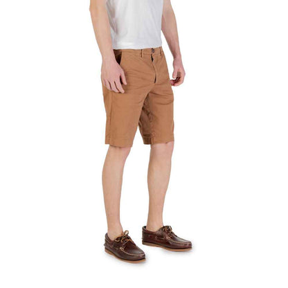 Borghese Beige Cotton Bermuda