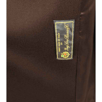 Made in Italy Brown Wool Coat