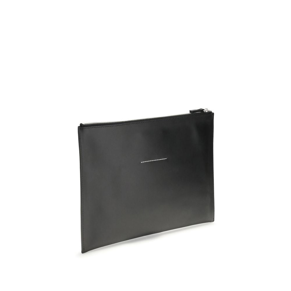 MM6 Maison Margiela Handbag Textured Finish Tape Detailing