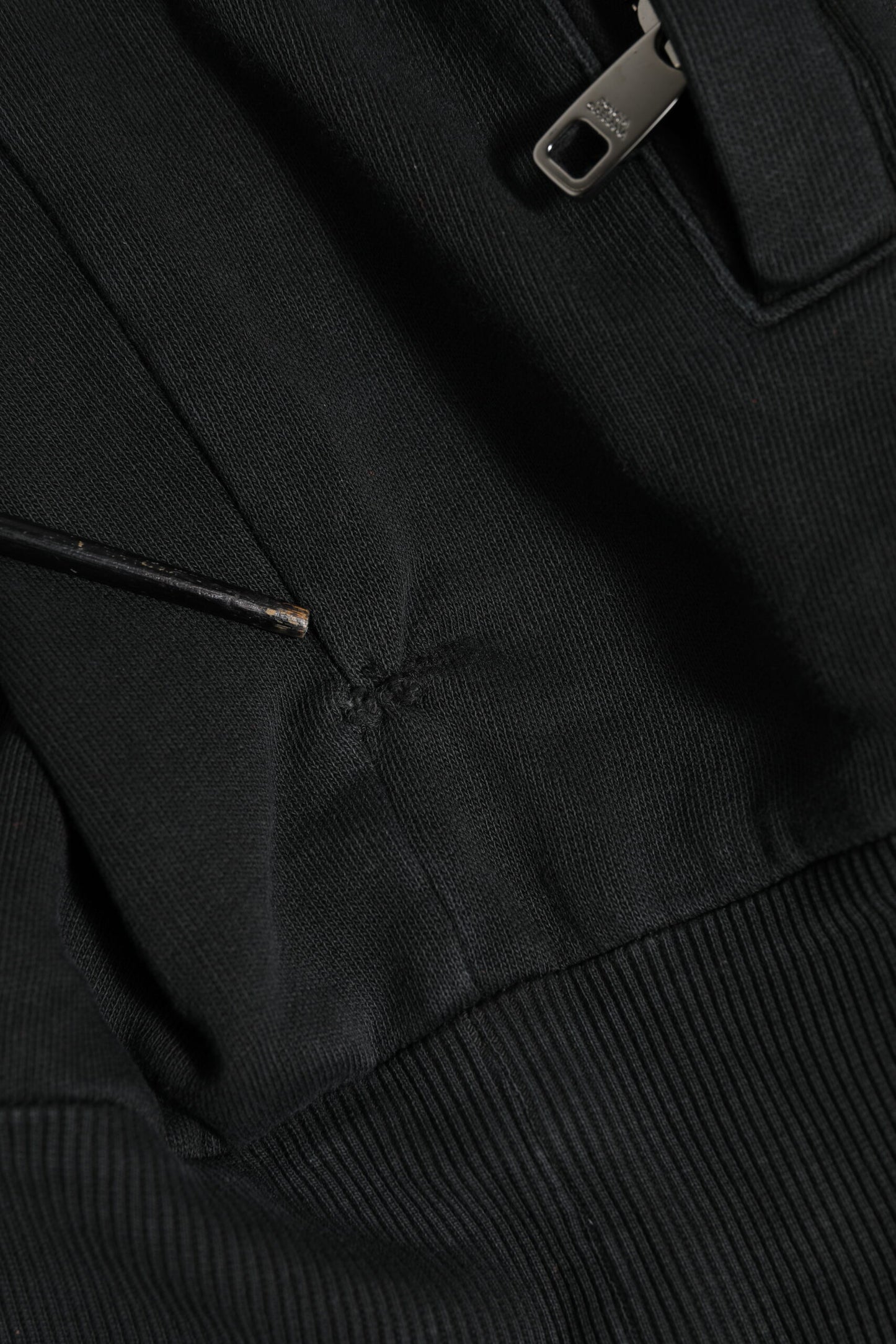 Dolce & Gabbana Full Zip Hoodie 100% Katoen - Zwart