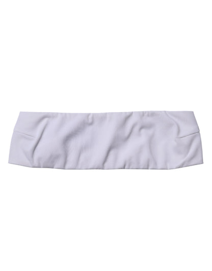 Dolce & Gabbana Bandeau Strapless Top Nylonblend Wit