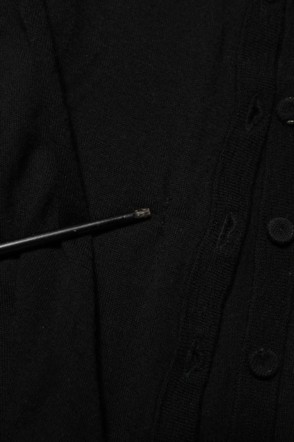 Dolce & Gabbana Cardigan Virgin Wool Met Knopen Zwart