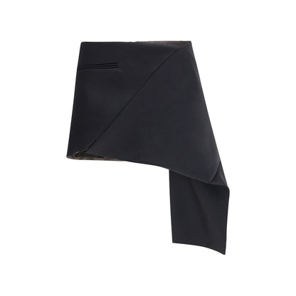 Courrèges Satijn Minirok Luxe Elegante Contemporaine