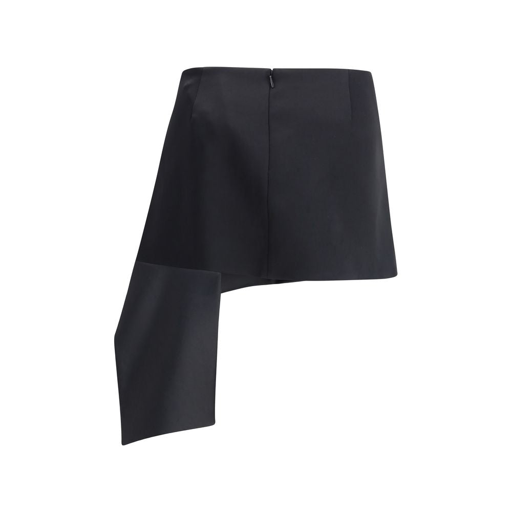 Courrèges Satijn Minirok Luxe Elegante Contemporaine