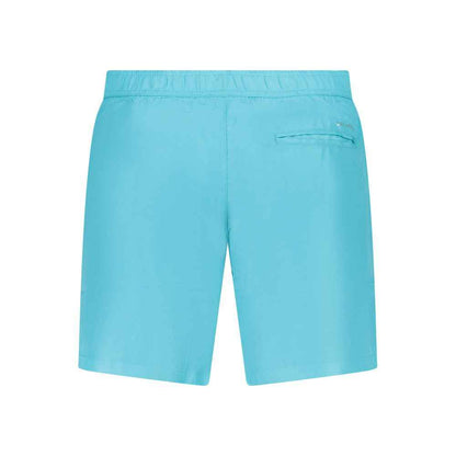 Trussardi Blue Polyester Swimwear