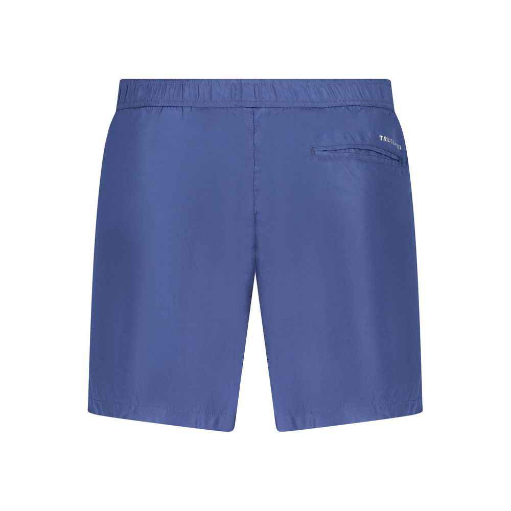 Trussardi Blue Polyester Swimwear