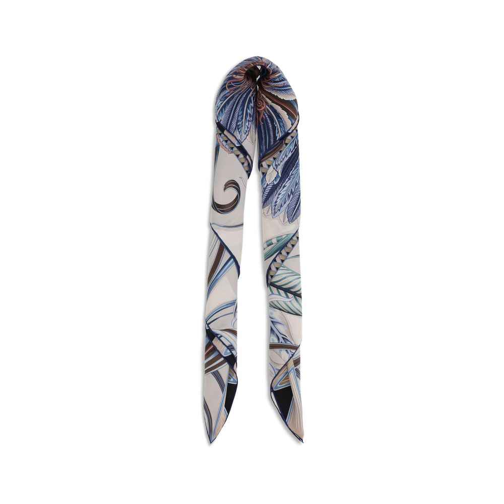 Ferragamo Giada Print Silk Scarf