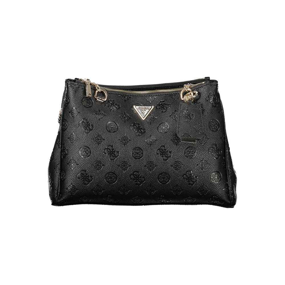 Guess Jeans Black Polyethylene Handbag