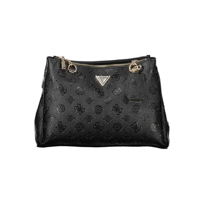 Guess Jeans Black Polyethylene Handbag