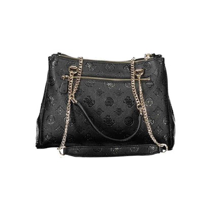 Guess Jeans Black Polyethylene Handbag