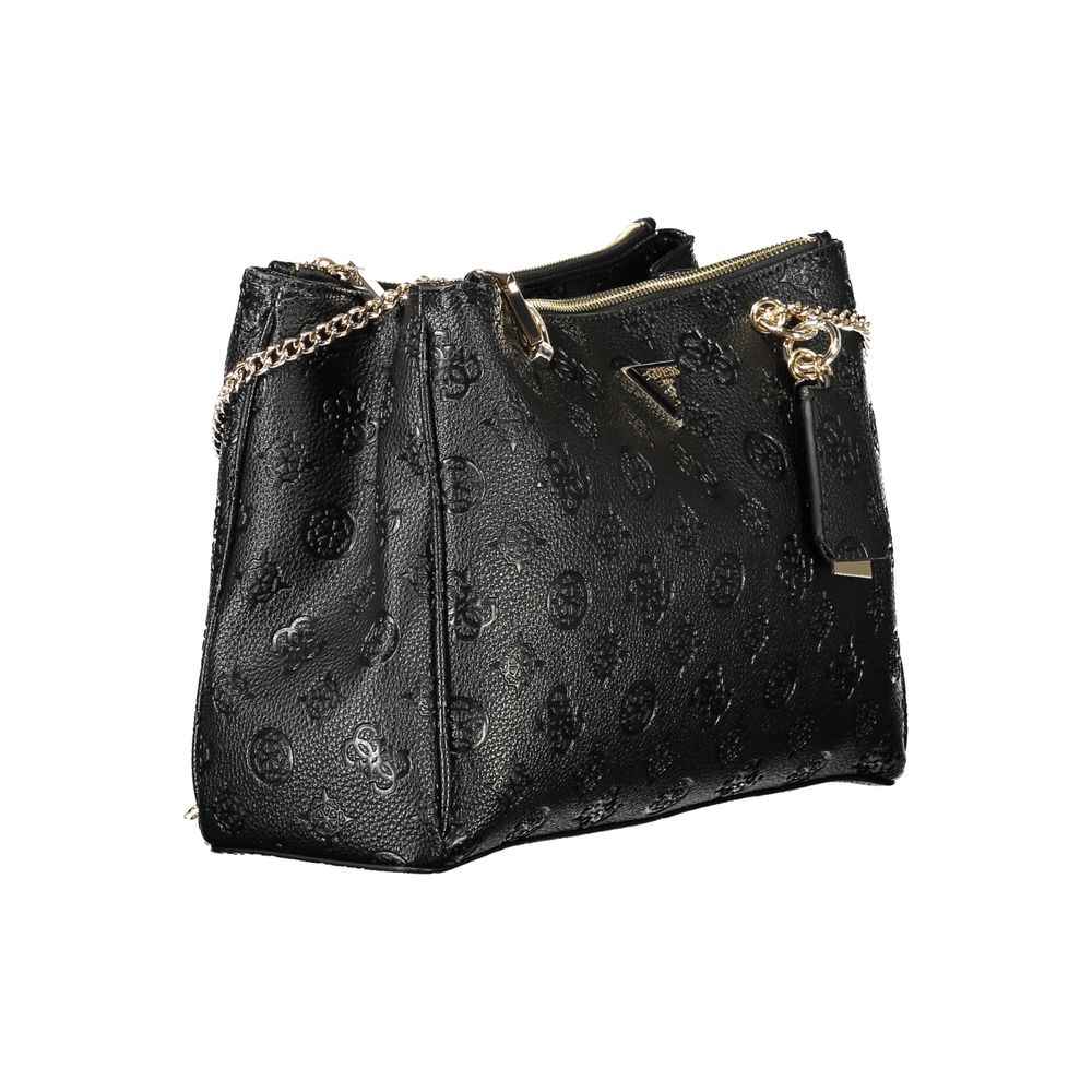 Guess Jeans Black Polyethylene Handbag