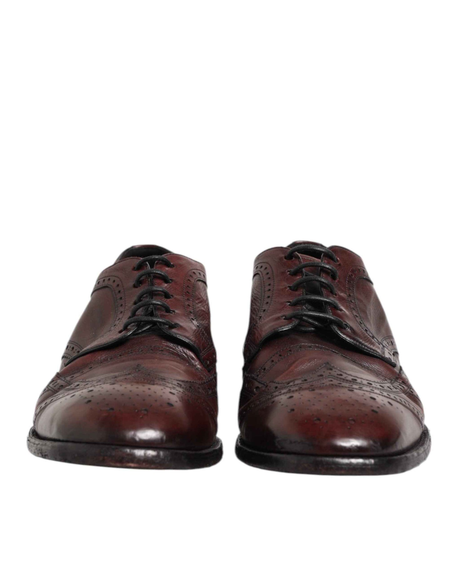Dolce & Gabbana Derby Schoenen Leer Bordeaux Maat 42