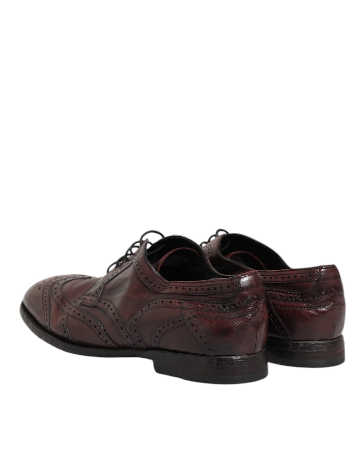 Dolce & Gabbana Derby Schoenen Leer Bordeaux Maat 42