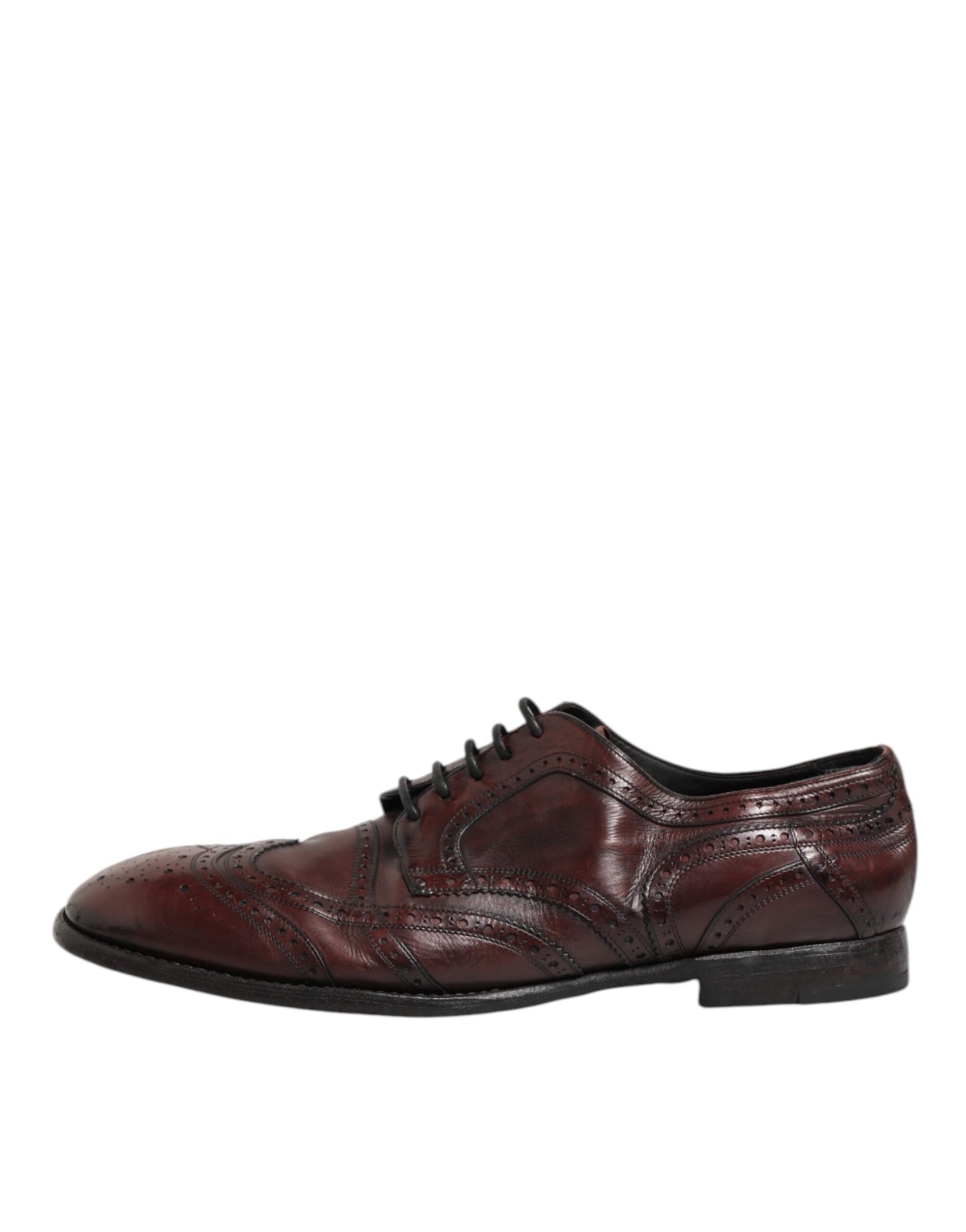 Dolce & Gabbana Derby Schoenen Leer Bordeaux Maat 42