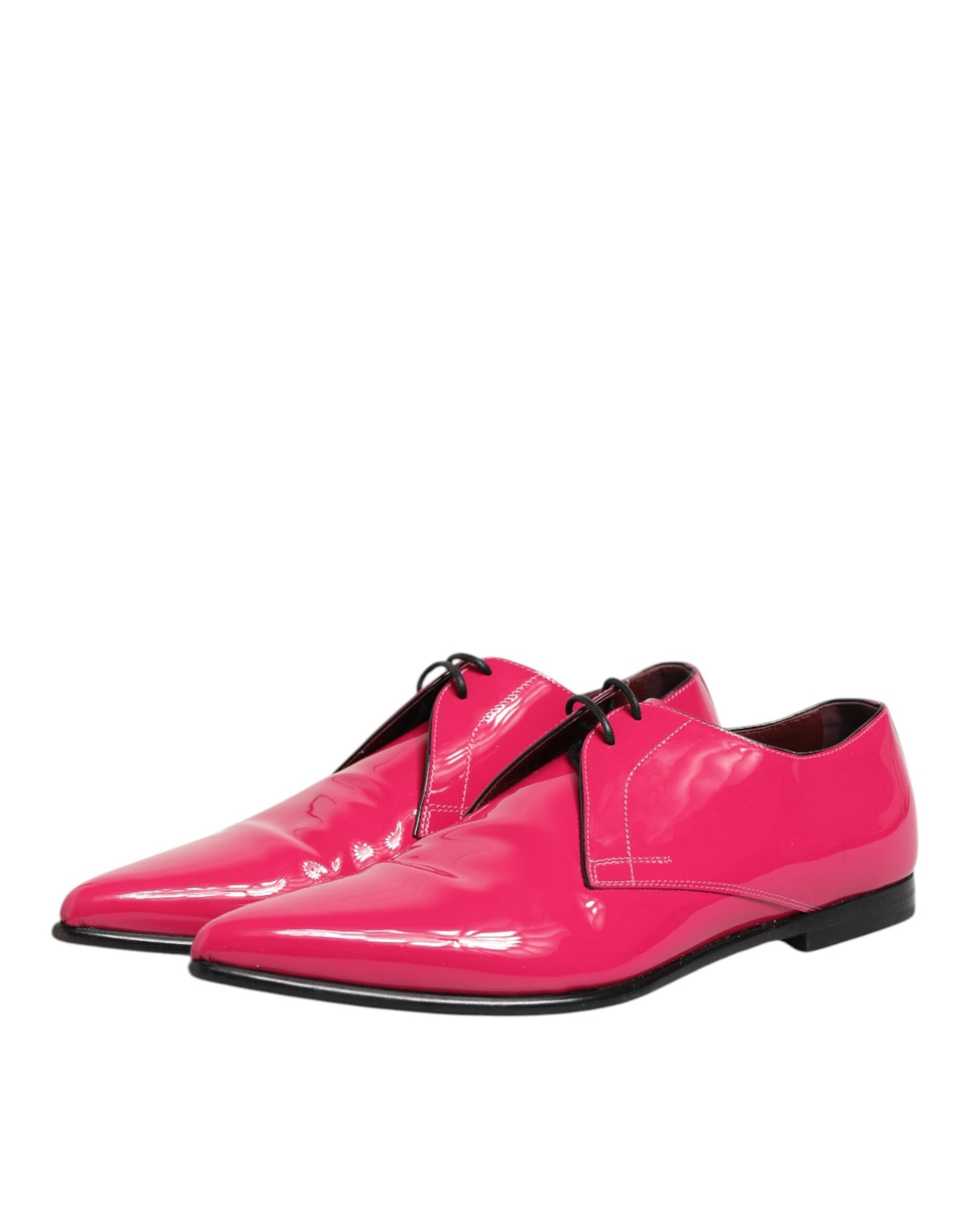 Dolce & Gabbana Derby Schoenen Kalfsleder Roze Patent