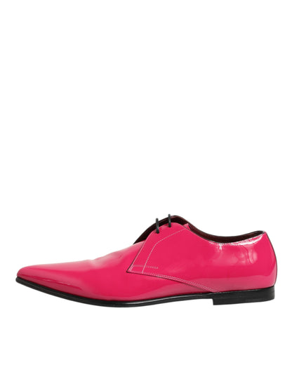 Dolce & Gabbana Derby Schoenen Kalfsleder Roze Patent