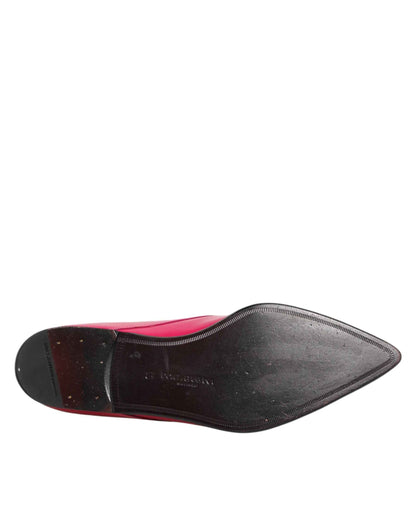 Dolce & Gabbana Derby Schoenen Kalfsleder Roze Patent