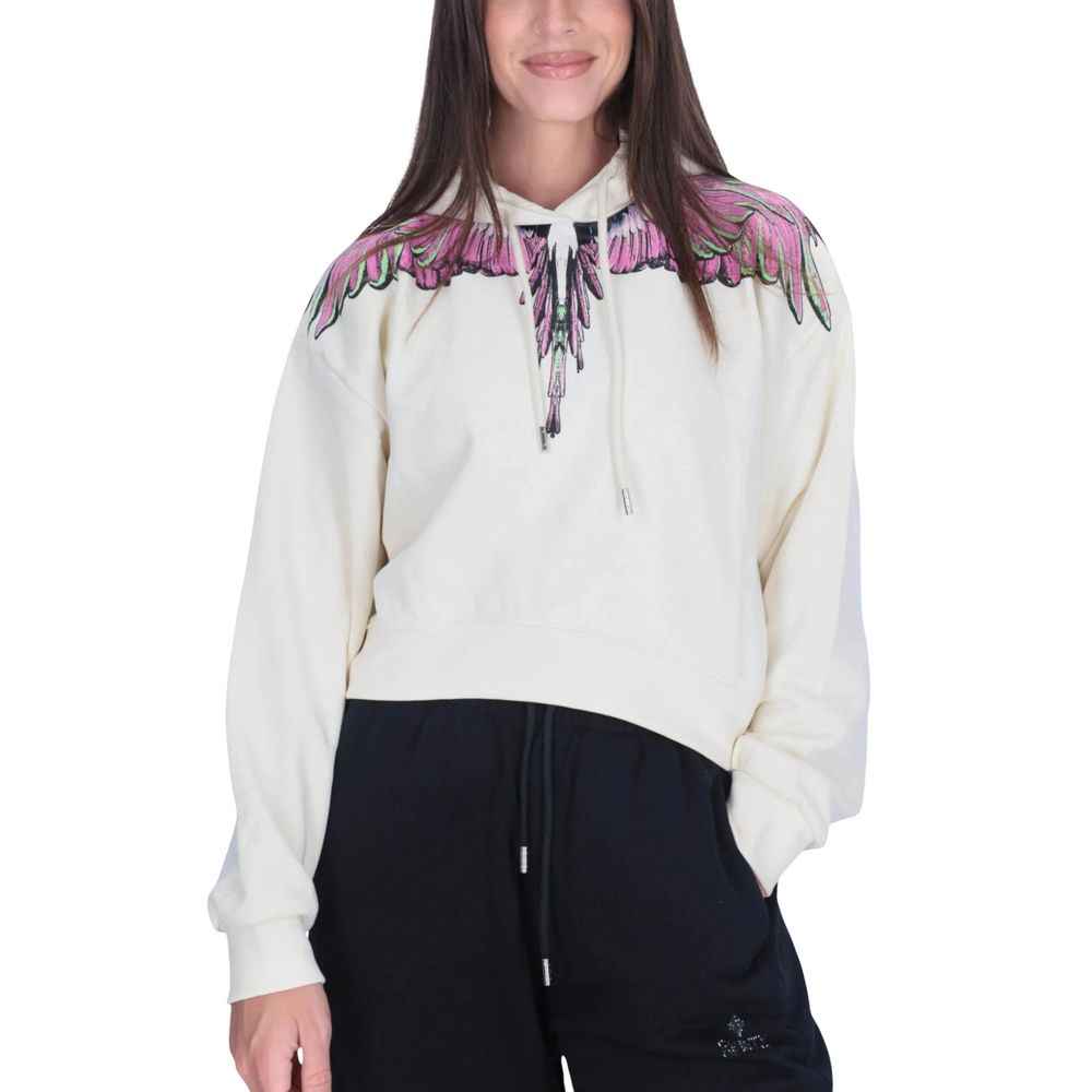 County of Milan White Cotton Hoody